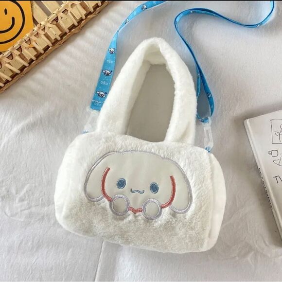 Other - NEW Cinamoroll White Plush Shoulder Crossbody Handbag